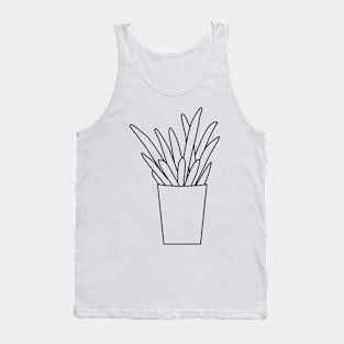 Sanseveria Vrouwentongen Lines Tank Top